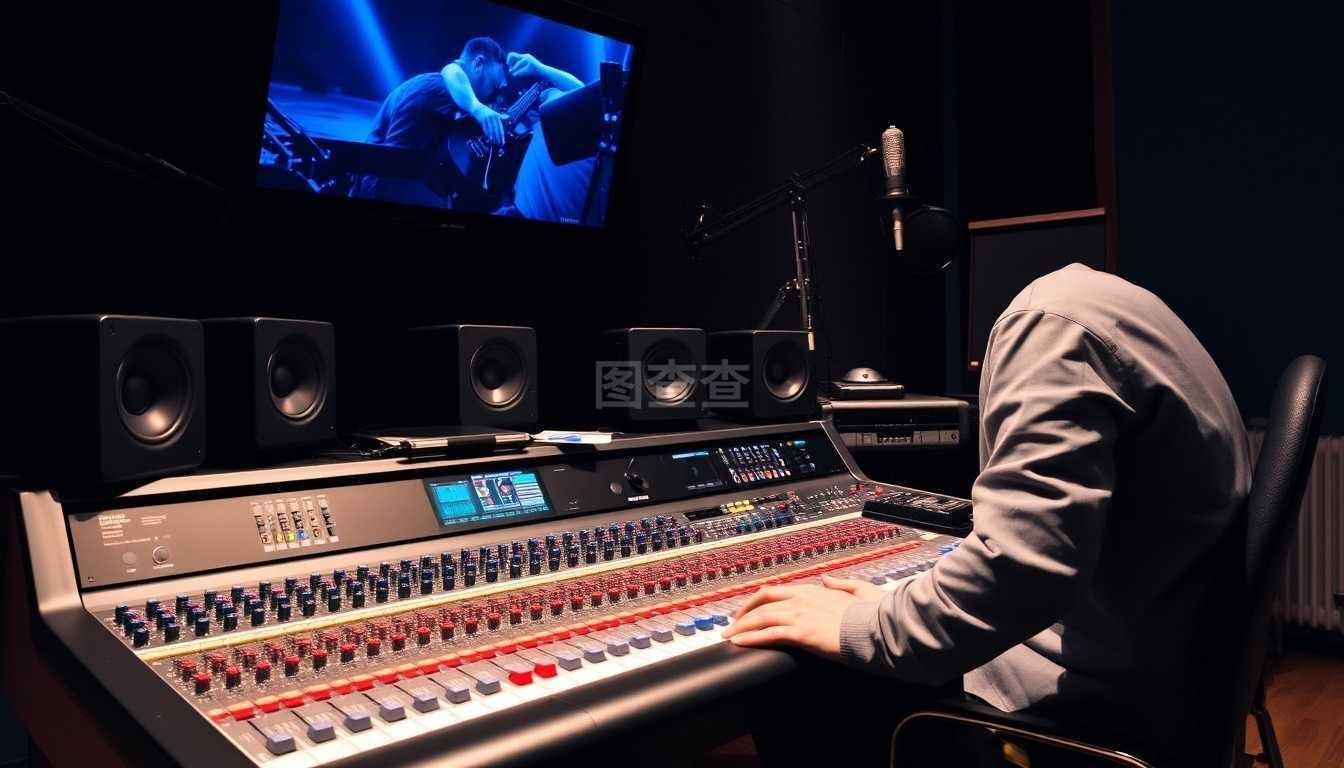 錄音棚混音臺(tái)專(zhuān)業(yè)音樂(lè)制作